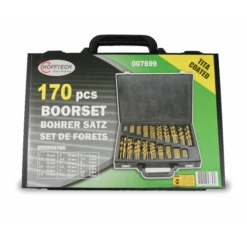 Makita HSS Borenset 170-delig Titanium Gecoat -Gereedschap Winkels 170 delige borenset 2