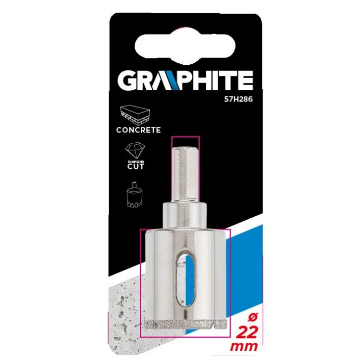 Makita GRAPHITE Diamant Tegelboor 22x30mm 2 Makita GRAPHITE Diamant Tegelboor 22x30mm - Afbeelding 2