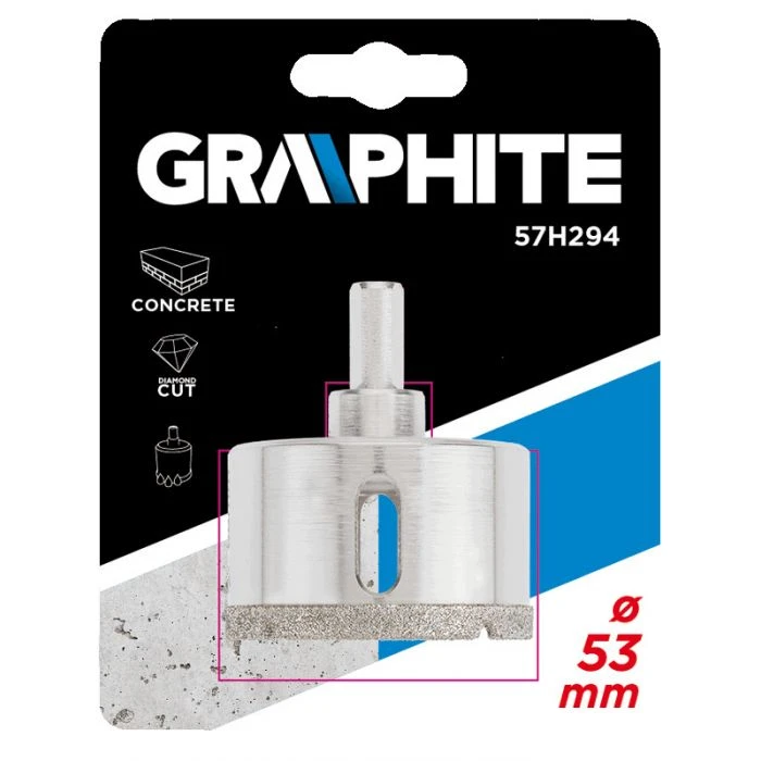 Makita GRAPHITE Diamant Tegelboor 53m30mm 2 Makita GRAPHITE Diamant Tegelboor 53m30mm - Afbeelding 2