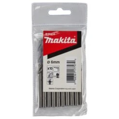 Makita D-06410 Metaalboor 6X93mm (10 Stuks) HSS 7 Makita D-06410 Metaalboor 6X93mm (10 Stuks) HSS -Gereedschap Winkels D 06410 C1N1