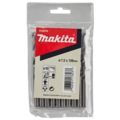 Makita D-06476 Metaalboor 7.5X109mm (10 Stuks) HSS -Gereedschap Winkels D 06476 C1N1