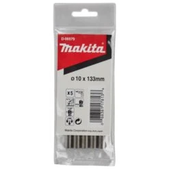 Makita D-06579 Metaalboor 10X133mm (5 Stuks) HSS -Gereedschap Winkels D 06579 C1N1