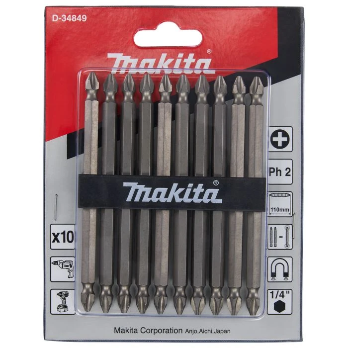 Makita D-34849 Schroefbit PH2x110mm 5 Makita D-34849 Schroefbit PH2x110mm - Afbeelding 5