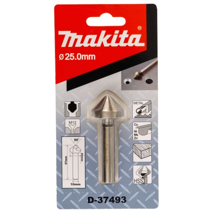 Makita D-37493 Verzinkboor 25 X 67mm 3-cut 5 Makita D-37493 Verzinkboor 25 X 67mm 3-cut - Afbeelding 5