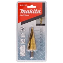 Makita D-40191 Trappenboor 15 Traps 4-32mm 10 Makita D-40191 Trappenboor 15 Traps 4-32mm -Gereedschap Winkels D 40191 C1N1