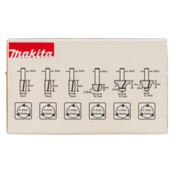 Makita D-53540 Freesset 8mm 6-delig 20 Makita D-53540 Freesset 8mm 6-delig -Gereedschap Winkels D 53540 C2N1