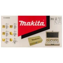 Makita D-53540 Freesset 8mm 6-delig 21 Makita D-53540 Freesset 8mm 6-delig -Gereedschap Winkels D 53540 C3N1