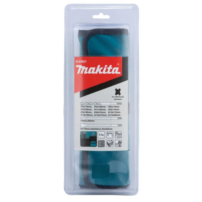 Makita D-53621 Boor-/beitelset 17-delig 2 Makita D-53621 Boor-/beitelset 17-delig - Afbeelding 2