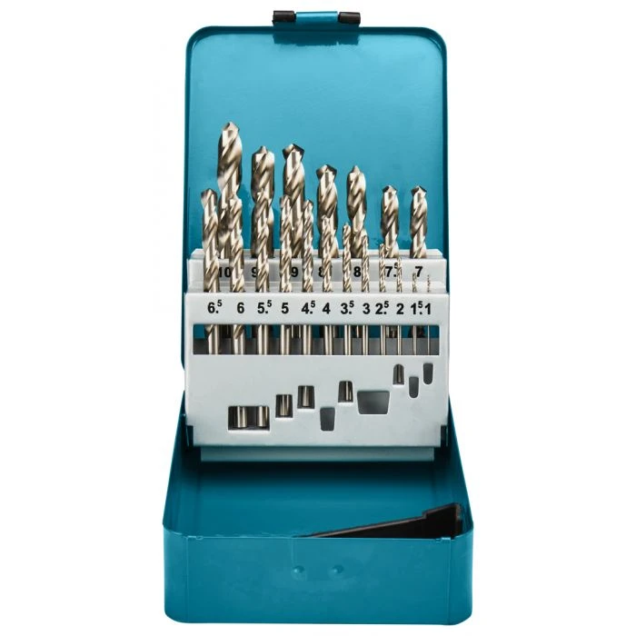 Makita D-54025 Metaalborenset 19-delig 1-10mm 1 Makita D-54025 Metaalborenset 19-delig 1-10mm