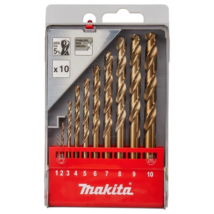 Makita D-57174 Metaalborenset 10-delig 1 Makita D-57174 Metaalborenset 10-delig