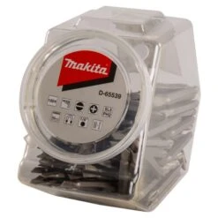Makita D-65539 Schroefbit Dubbel PH2-SL5 65mm In Pot 100 Stuks -Gereedschap Winkels D 65539 C1L0