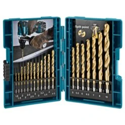 Makita D-67527 Metaalborenset HSS-TiN 19-delig 8 Makita D-67527 Metaalborenset HSS-TiN 19-delig -Gereedschap Winkels D 67527 A1C0 s02