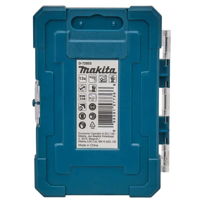 Makita D-72855 Metaalborenset 13-delig 8 Makita D-72855 Metaalborenset 13-delig - Afbeelding 8