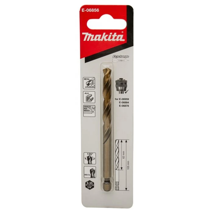 Makita E-06856 Centreerboor Gatzaaghouder Snelwissel 4 Makita E-06856 Centreerboor Gatzaaghouder Snelwissel - Afbeelding 4