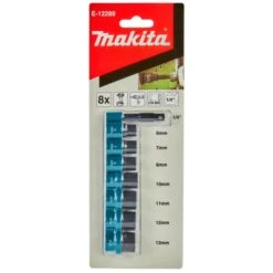 Makita E-12289 Krachtdoppenset 8-delig -Gereedschap Winkels E 12289 C1N1