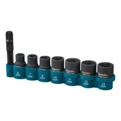 Makita E-12289 Krachtdoppenset 8-delig -Gereedschap Winkels E 12289 C1R0