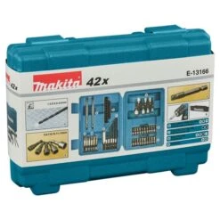 Makita E-13166 Boor-/schroefbitset 42-Delig -Gereedschap Winkels E 13166 C1L1