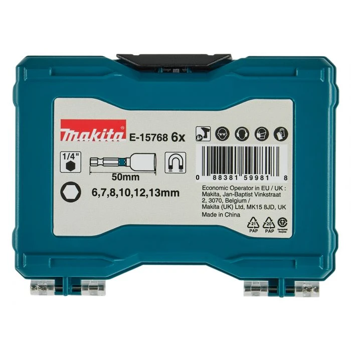 Makita E-15768 Doppenset 6-delig 8 Makita E-15768 Doppenset 6-delig - Afbeelding 8