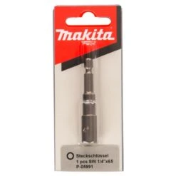 Makita P-05991 Dop 1/4"x65mm 1/4" ZK Vorm E -Gereedschap Winkels P 05991 C1N1