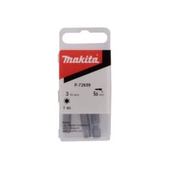Makita P-72659 Schroefbit T40x50 Mm 3st 5 Makita P-72659 Schroefbit T40x50 Mm 3st -Gereedschap Winkels P 72659 C1C1