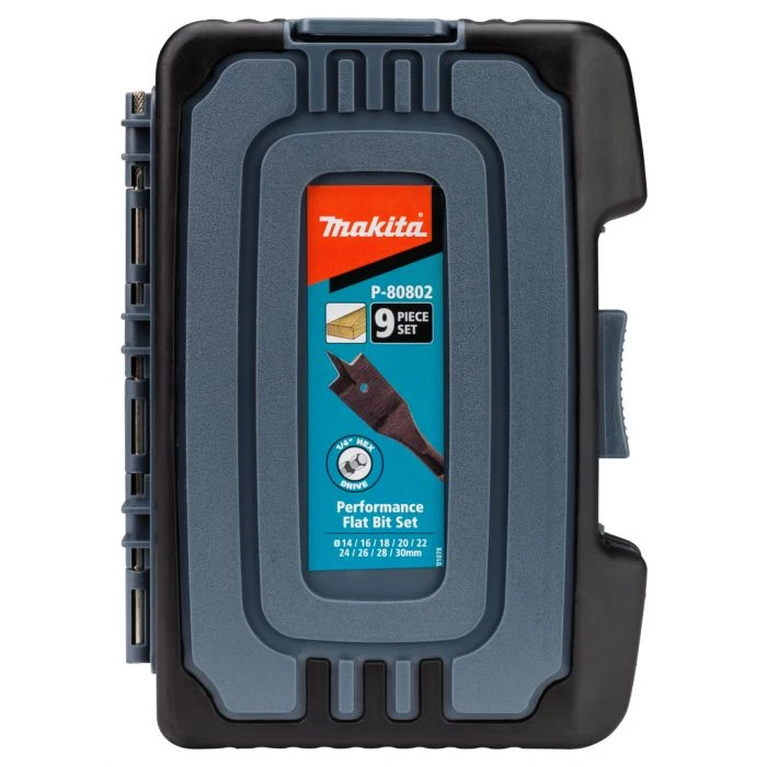 Makita P-80802 Speedborenset 9-delig 1/4" ZK Vorm E 5 Makita P-80802 Speedborenset 9-delig 1/4" ZK Vorm E - Afbeelding 5