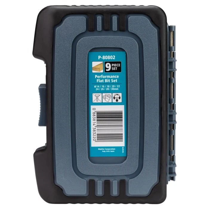 Makita P-80802 Speedborenset 9-delig 1/4" ZK Vorm E 9 Makita P-80802 Speedborenset 9-delig 1/4" ZK Vorm E - Afbeelding 9
