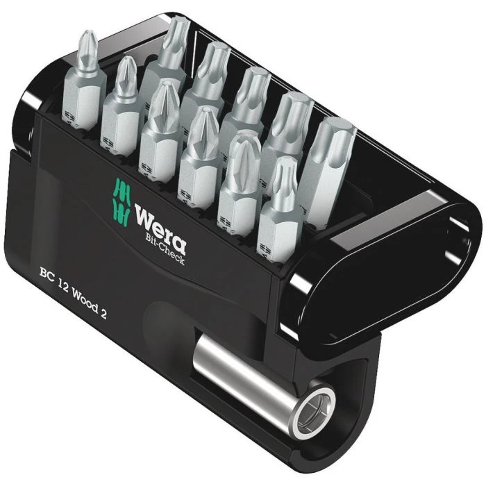 Wera BIT ASSORTIMENT, BIT-CHECK 12 WOOD 2, 12 -DELIG 1 Wera BIT ASSORTIMENT, BIT-CHECK 12 WOOD 2, 12 -DELIG