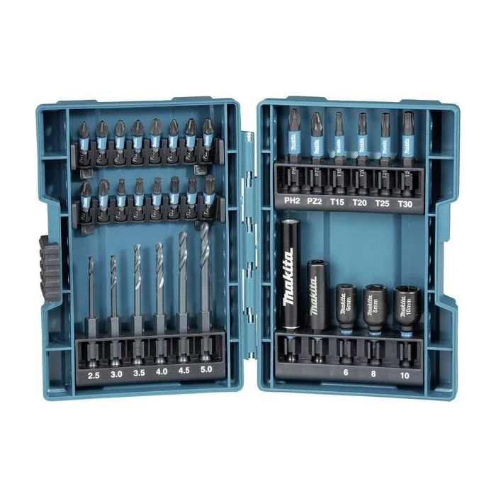 Makita B-66896 Boor-/slagschroefbitset 33-delig 2 Makita B-66896 Boor-/slagschroefbitset 33-delig - Afbeelding 2