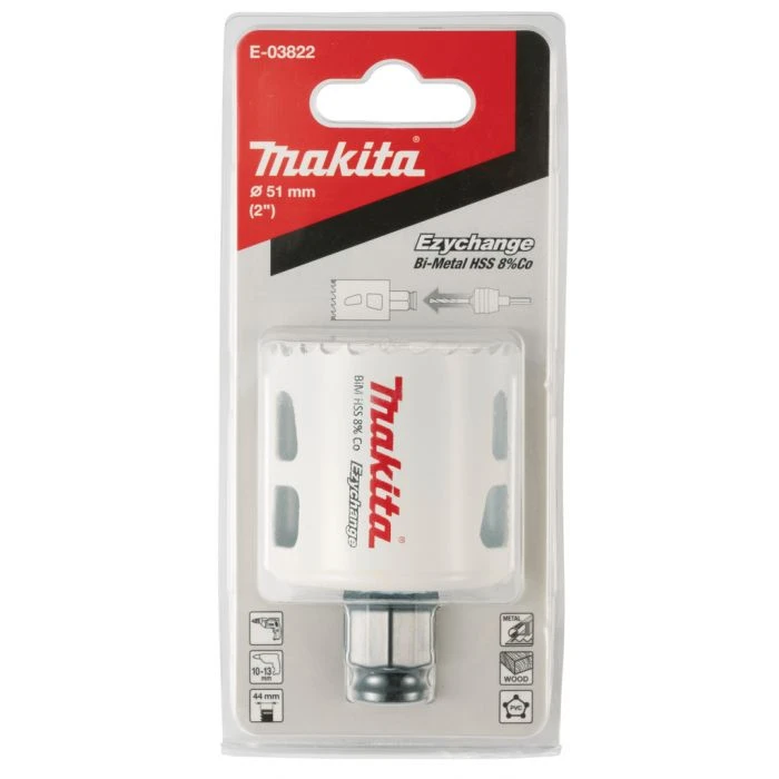 Makita E-03822 Gatzaag 51mm Snelwissel BiM 6 Makita E-03822 Gatzaag 51mm Snelwissel BiM - Afbeelding 6