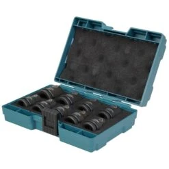 Makita E-16570 Krachtdoppenset 9-delig -Gereedschap Winkels e 16570 c2l0