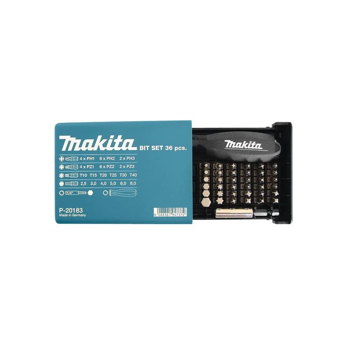 Makita P-20183 Schroefbitset 38-delig 2 Makita P-20183 Schroefbitset 38-delig - Afbeelding 2