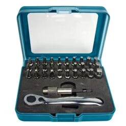Makita P-79790 Schroefbitset 32-delig Ratel 5 Makita P-79790 Schroefbitset 32-delig Ratel -Gereedschap Winkels p 79790