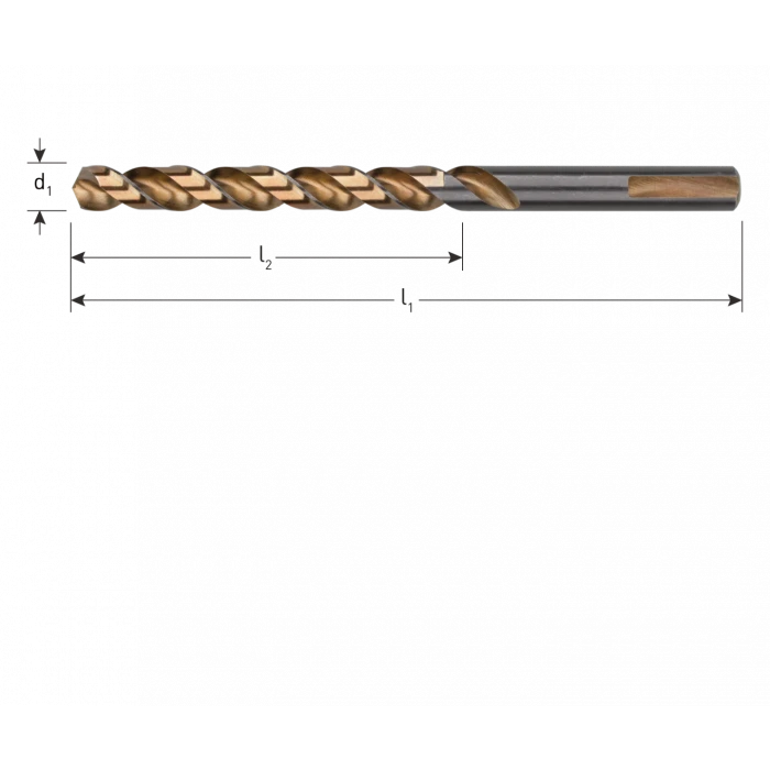 Metaalboor 11,5mm Rotec HSS-G, UNI-3, Silver-Line 1 Metaalboor 11,5mm Rotec HSS-G, UNI-3, Silver-Line