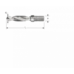 HSS Combi-boor- / Tapbitset 7-dlg. Rotec, In Cassette. -Gereedschap Winkels sgr 316 lv5 1